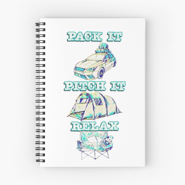 Item preview, Pack it, Pitch it, Relax - Neon Blue Medium Tent designed and sold by BeccaAelishe.