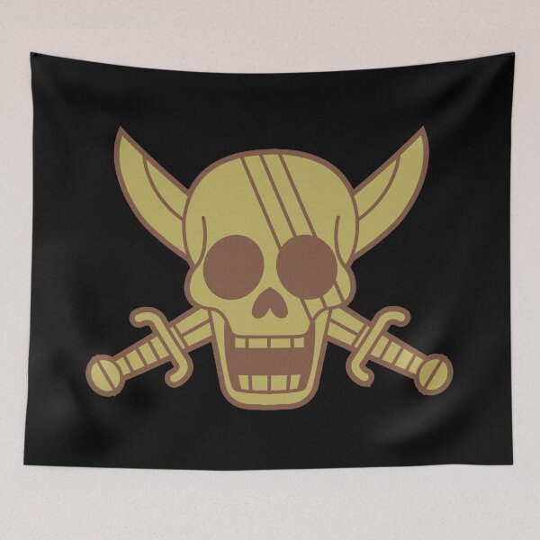 Item preview, Red Hair Pirates Jolly Roger 9 designed and sold by jimjimfuria.