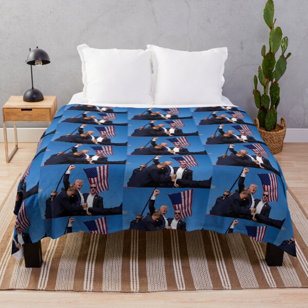 Item preview, Trump Raising Fist | Trump Shooting at Rally | Trump 2024 designed and sold by pierrelaidesign.