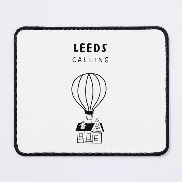 Item preview, Leeds Calling - Fun Hot Air Balloon and House Drawing | City in England / UK designed and sold by RM-Journey.