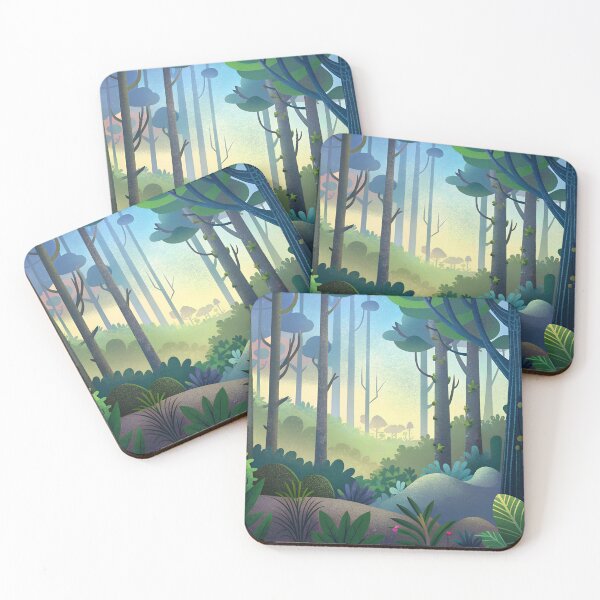 Item preview, Night Dense Gloomy Forest designed and sold by natalielaf.