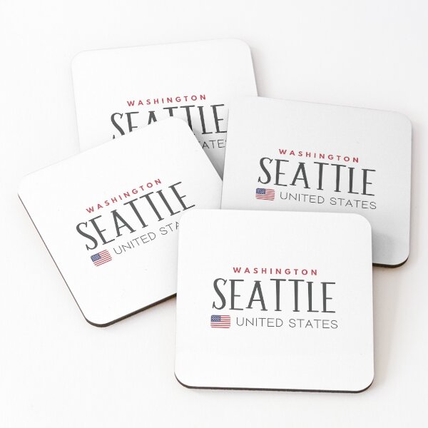 Item preview, Seattle - Washington - United States  designed and sold by StudioRedKoala.