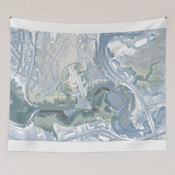 Artikelvorschau, Chester Bowl Resort Trail Map entworfen und verkauft von Mapsynergy.