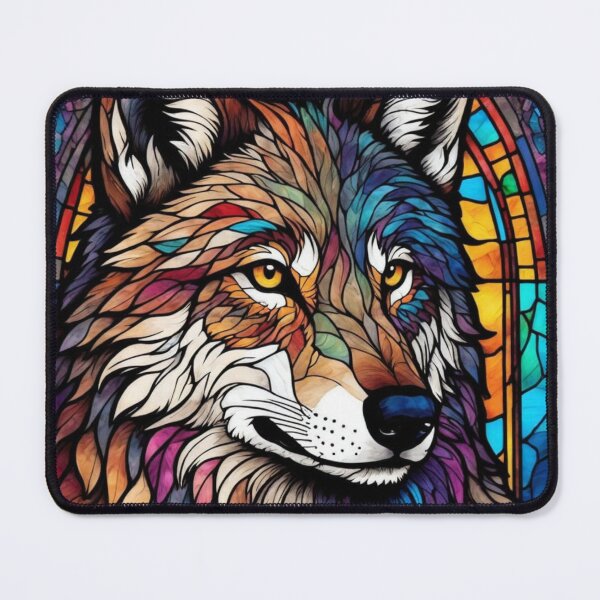 Item preview, Stained Glass Wolf designed and sold by Mehgan-Ashcroft.