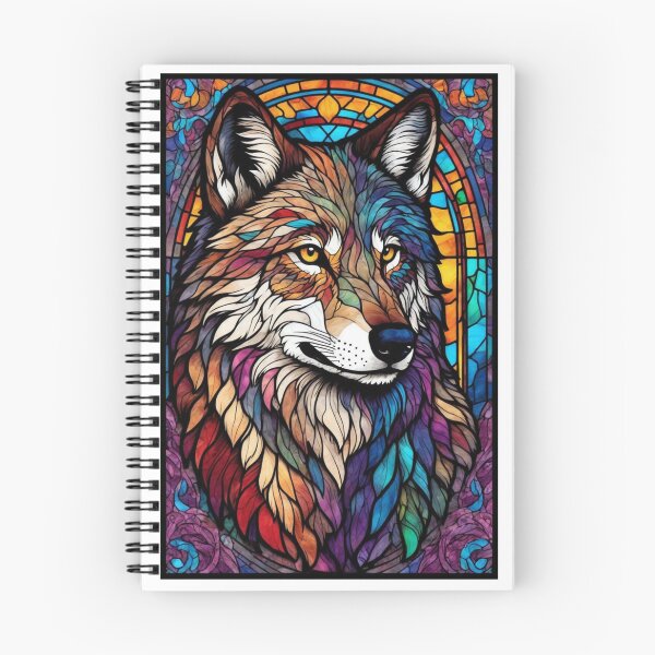 Item preview, Stained Glass Wolf designed and sold by Mehgan-Ashcroft.