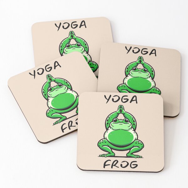 Item preview, Yoga Frog Funny Meditation designed and sold by DivineMovement.