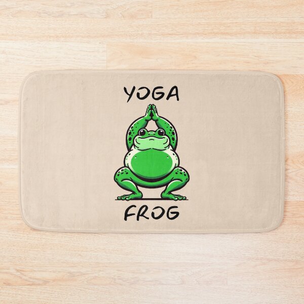 Item preview, Yoga Frog Funny Meditation designed and sold by DivineMovement.