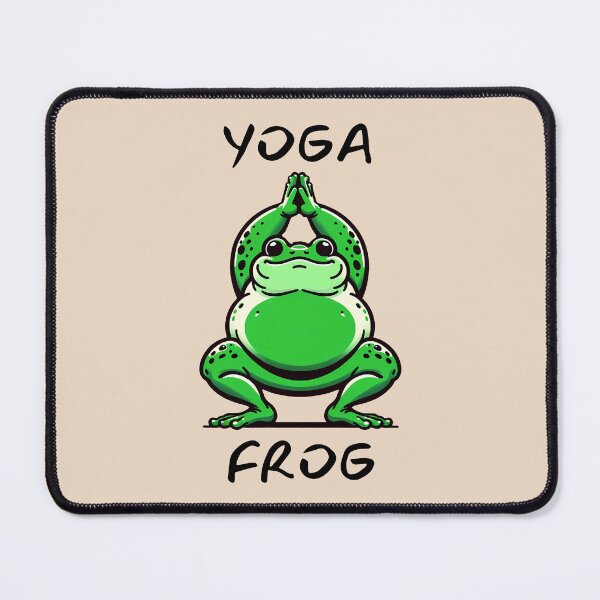 Item preview, Yoga Frog Funny Meditation designed and sold by DivineMovement.