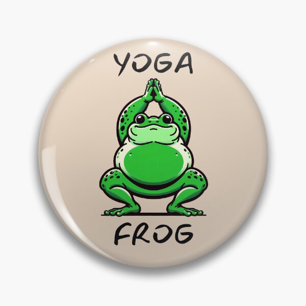 Item preview, Yoga Frog Funny Meditation designed and sold by DivineMovement.