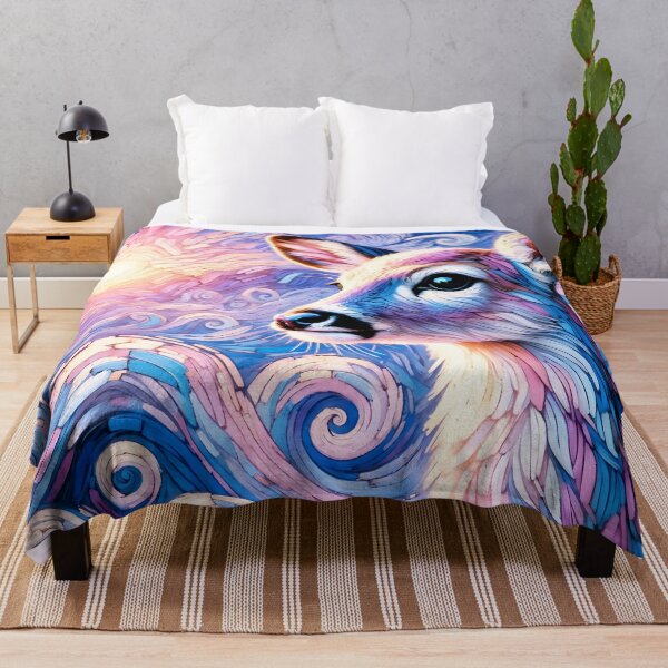 Item preview, Impressionist Deer at Sunset designed and sold by SeGoArtDesign.