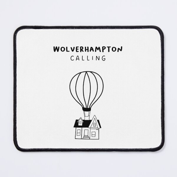 Item preview, Wolverhampton Calling - Fun Hot Air Balloon and House Drawing | City in England / UK designed and sold by RM-Journey.