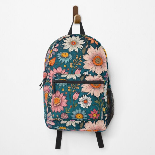 Item preview, Vintage Aesthetic Retro Flower Field Floral Pattern designed and sold by MadnessEnvelope.
