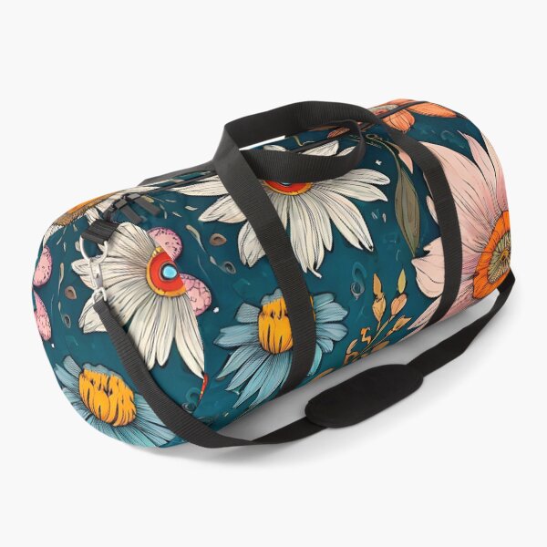 Item preview, Vintage Aesthetic Retro Flower Field Floral Pattern designed and sold by MadnessEnvelope.