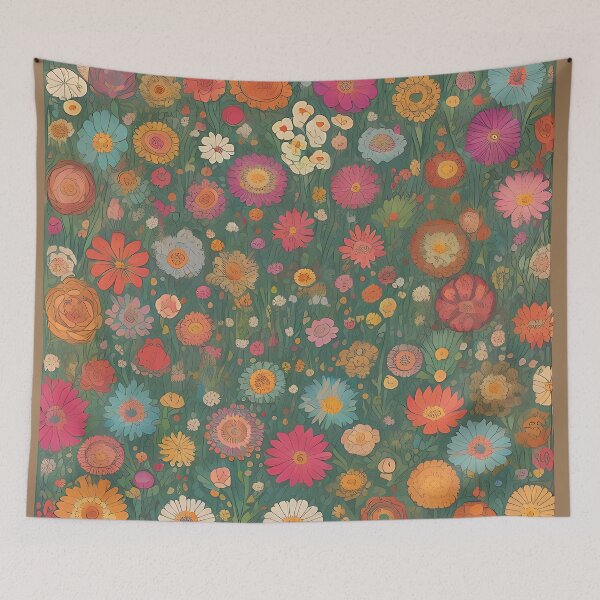 Item preview, Vintage Flowers - Floral Pattern designed and sold by MadnessEnvelope.