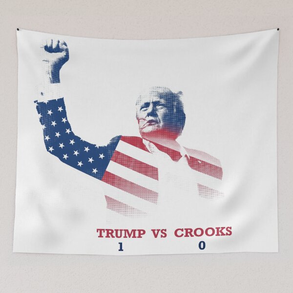 Item preview, Trump vs Crooks - Attempted assassination of President Trump designed and sold by ladstudio.