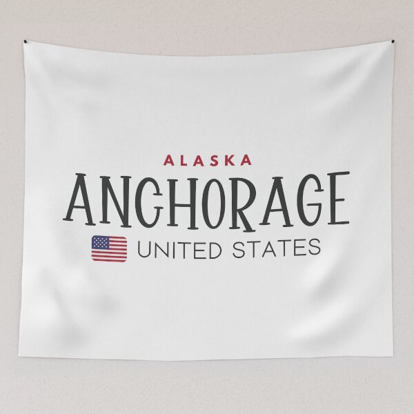 Item preview, Anchorage - Alaska - Estados Unidos designed and sold by StudioRedKoala.