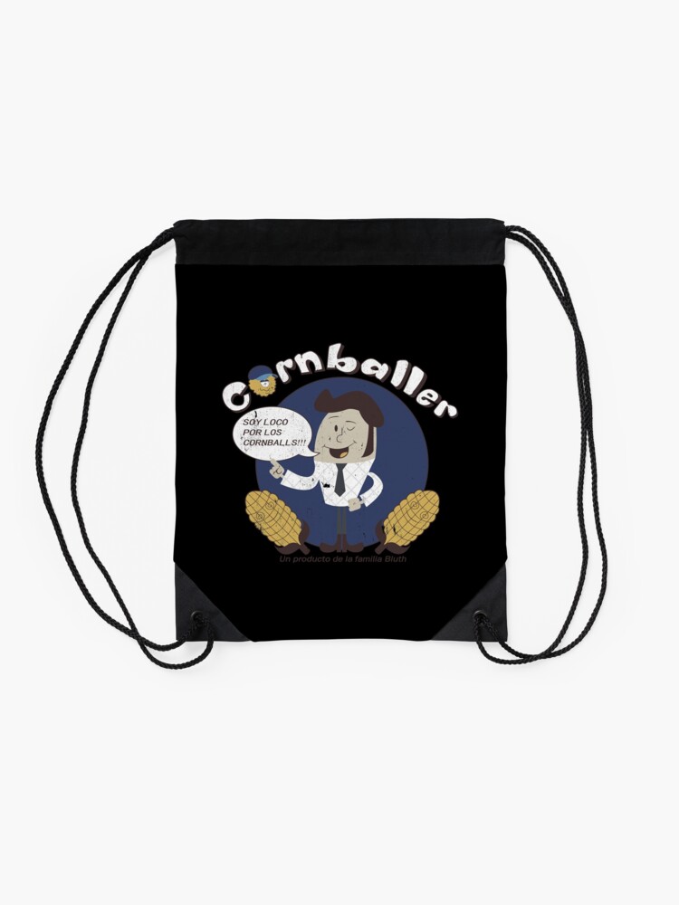 "Cornballer Soy Loco Por Los Cornballs Familia Bluth" Drawstring Bag
