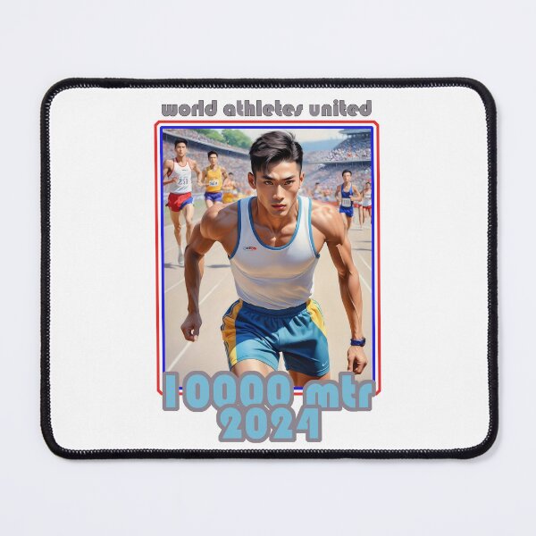 Item preview, Athletes united 2024 Paris France, man 10000 mtr designed and sold by Museum Of Non-Existing Art.