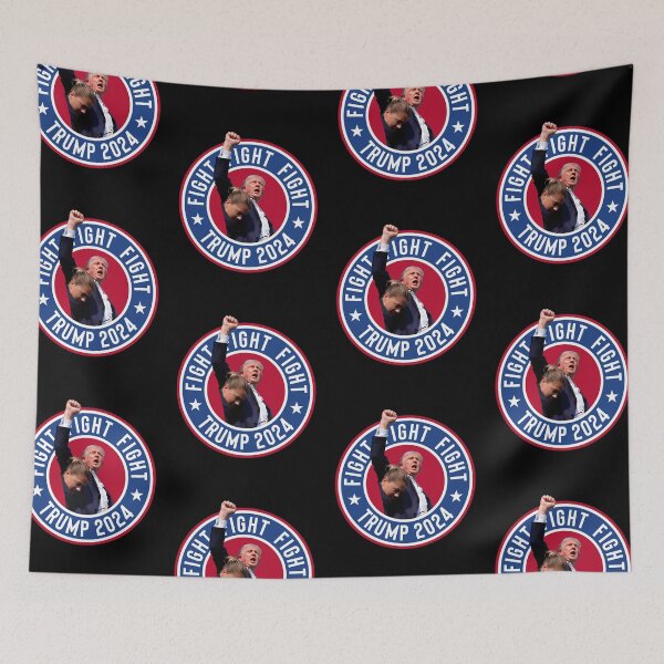 Item preview, Fight Fight Fight | Trump Raising Fist | Trump Shooting at Rally | Trump 2024 designed and sold by pierrelaidesign.