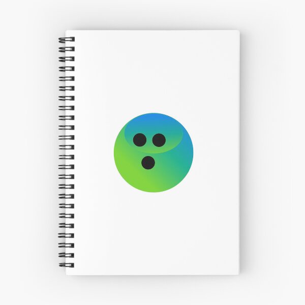 Item preview, Green and Blue Neon Bowling Ball  designed and sold by Nostalgio.