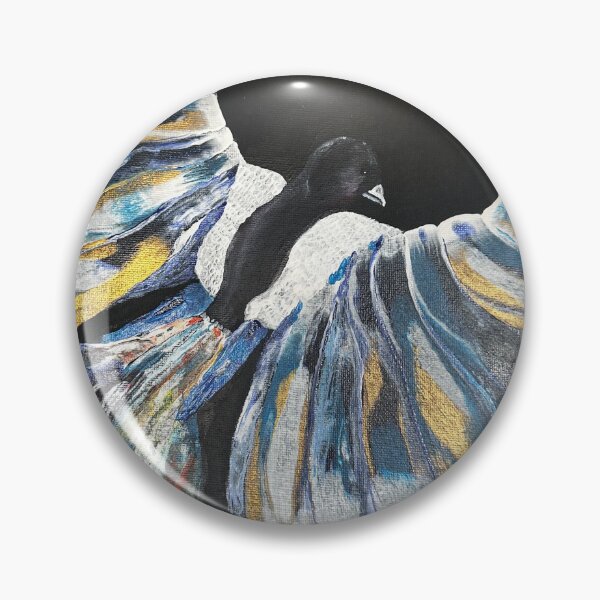 Item preview, Fantasy bird in flight designed and sold by jacquihmyart.