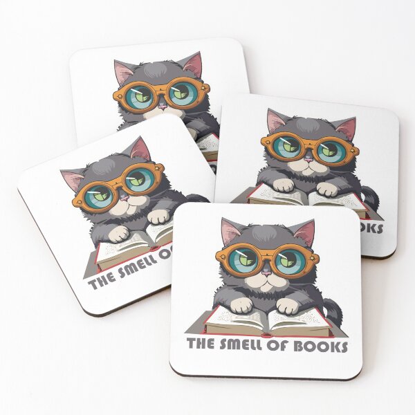 Item preview, Cat and reading designed and sold by netti-betti.