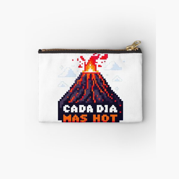 Item preview, Erupting Volcano Pixel Art - 'Hotter Every Day' designed and sold by BazarGeek.