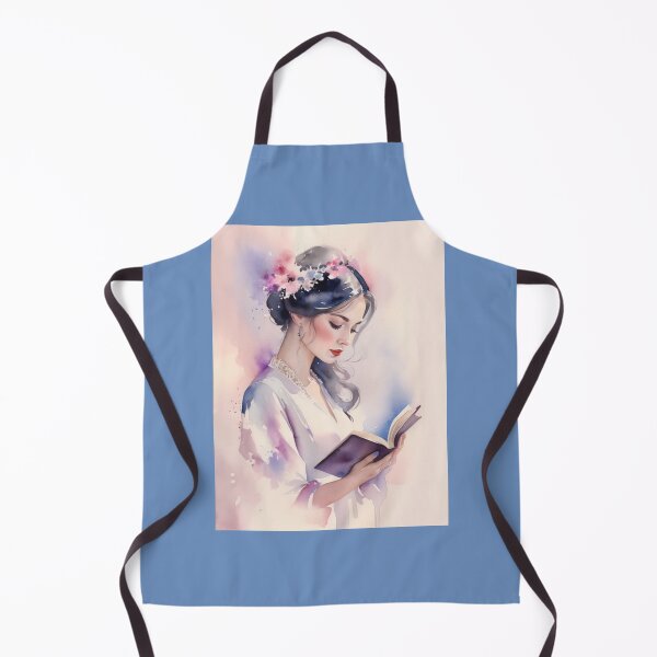 Item preview, Ethereal Reader: A Watercolor Portrait designed and sold by KilianSzmid.