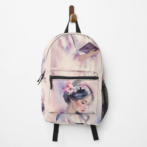 Item preview, Ethereal Reader: A Watercolor Portrait designed and sold by KilianSzmid.
