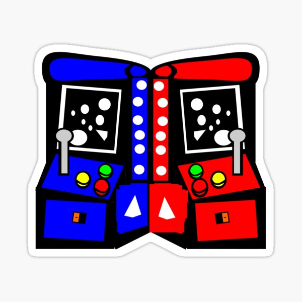Item preview, Red and Blue Arcade Machines designed and sold by kubloc.