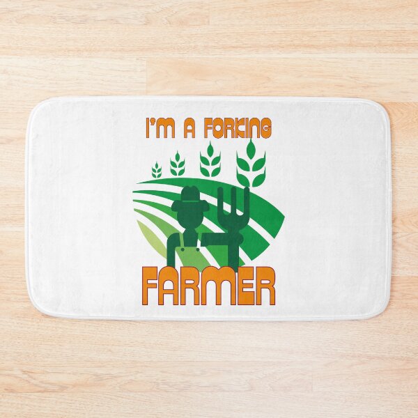 Item preview, Funny "I'm a Forking Farmer" design  designed and sold by YogaZesty.