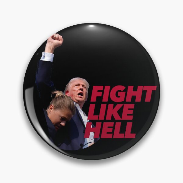 Item preview, Fight Like Hell | Fist | Trump Shooting at Rally | Trump 2024 designed and sold by pierrelaidesign.