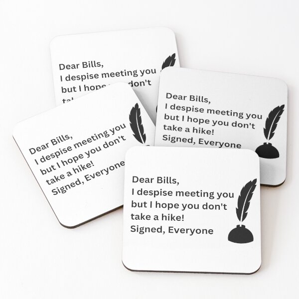 Item preview, Dear Bills designed and sold by LiyahMackenzie.