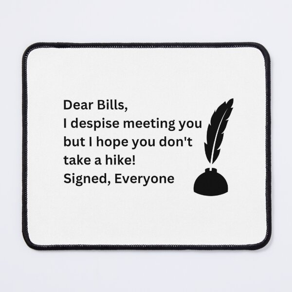 Item preview, Dear Bills designed and sold by LiyahMackenzie.