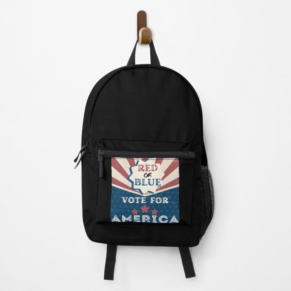 Artikelvorschau, Rot oder Blau, wähle Amerika, rette die Demokratie | Patriotische Wahlwähler mit USA-Flagge entworfen und verkauft von moproconcepts.