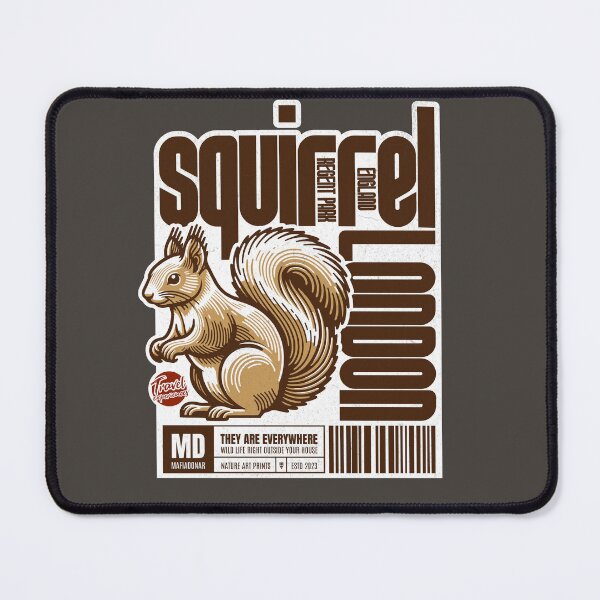Item preview, The squirrels from Regent Park in London designed and sold by Mafiadonar.