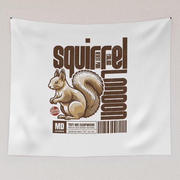 Item preview, The squirrels from Regent Park in London designed and sold by Mafiadonar.