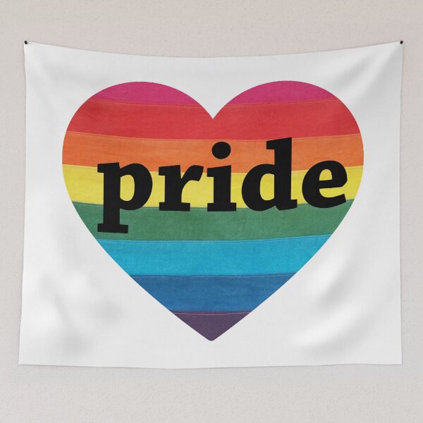 Item preview, Pride Sticker Rainbow Heart Love LGBT Support Laptop Hydro Decal Sticker designed and sold by OneWorldLove.