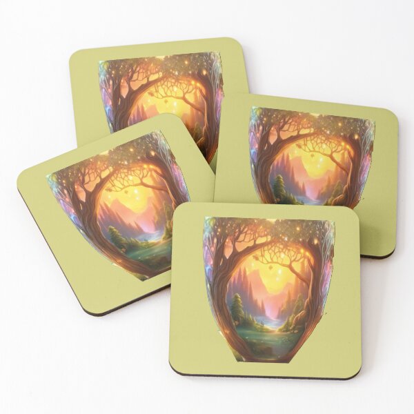 Item preview, Nature’s Shield: A Tranquil Landscape designed and sold by merve02shop.