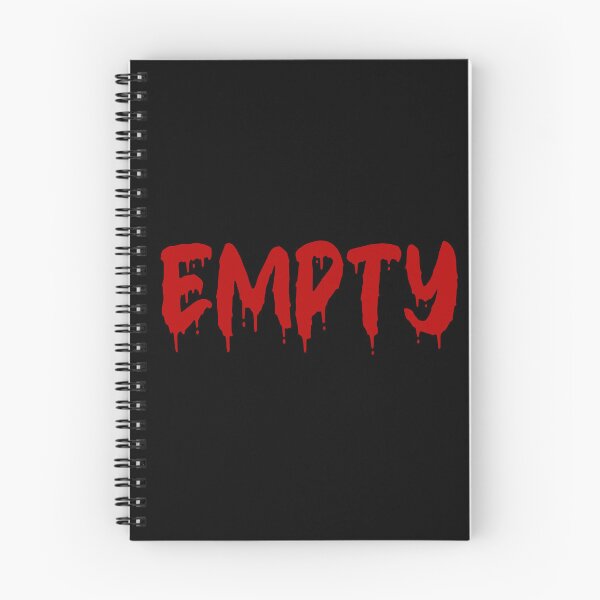 Item preview, RED ON BLACK EMPTY BLOOD DRIP designed and sold by RomeArtCo.