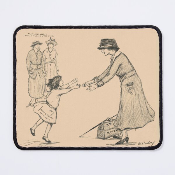 Item preview, Come to Mother - Suffragette Illustration designed and sold by 19thAmendment.