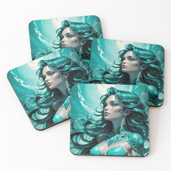 Item preview, Super Turquoise designed and sold by AquaLemonade.