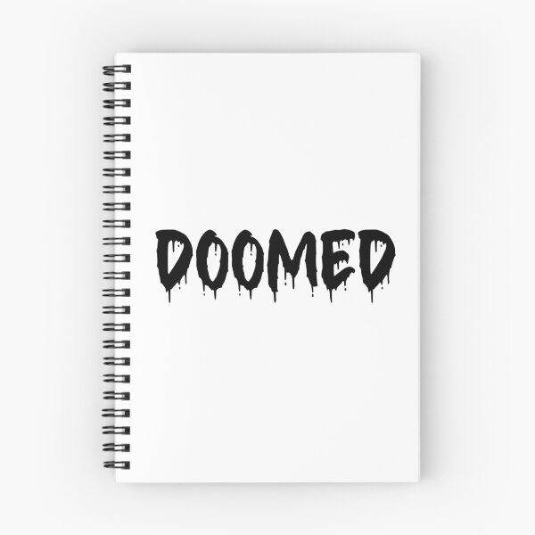 Item preview, BLACK ON WHITE DOOMED BLOOD DRIP designed and sold by RomeArtCo.