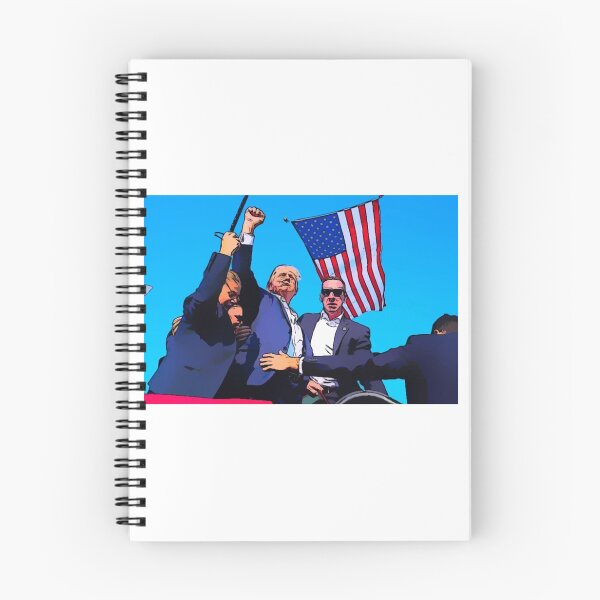 Item preview, Trump unfazed screaming FIGHT designed and sold by HerrKoolS.