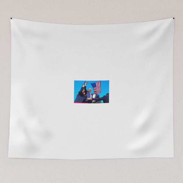 Item preview, Trump unfazed screaming FIGHT designed and sold by HerrKoolS.