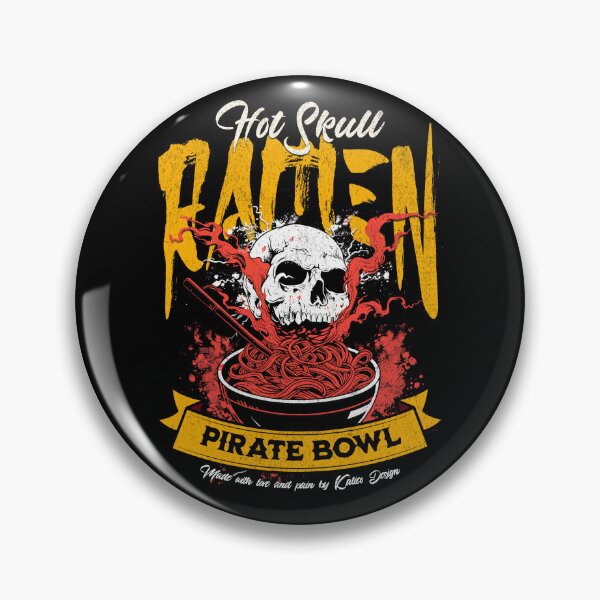 Item preview, Ramen Pirate Bowl | Hot skull ramen pirate bowl designed and sold by KalicoDesignUS.