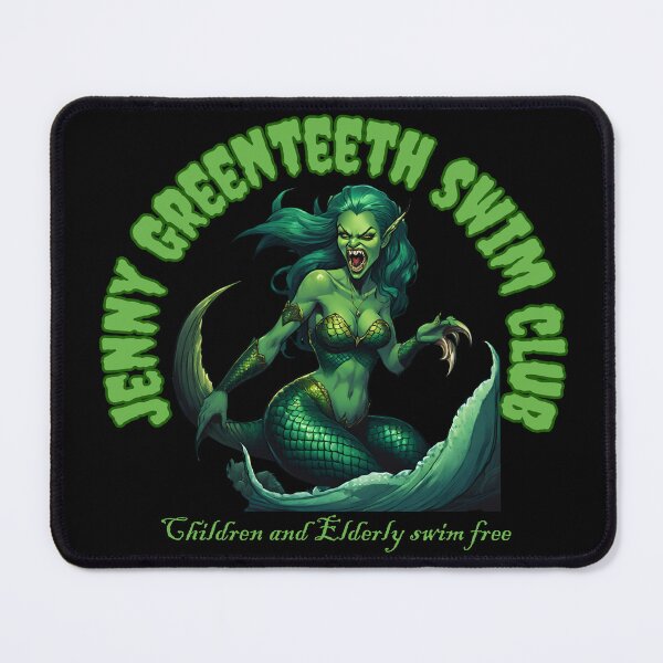 Item preview, Jenny Greenteeth English Folklore Evil Mermaid designed and sold by KeepYourShirt.