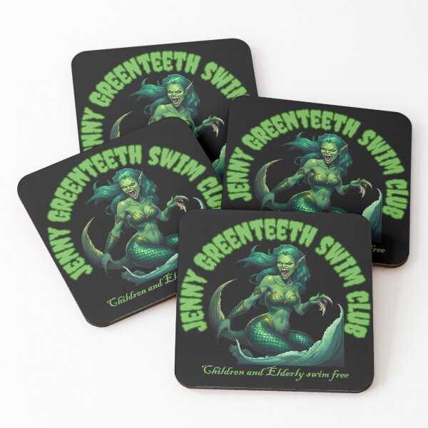 Item preview, Jenny Greenteeth English Folklore Evil Mermaid designed and sold by KeepYourShirt.