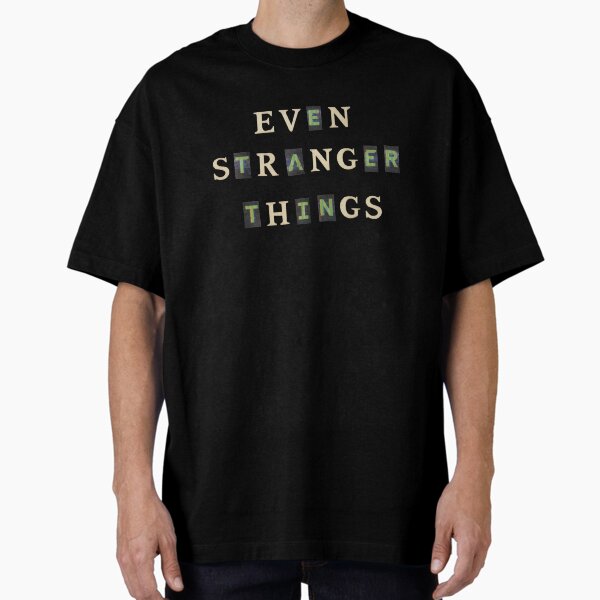 Even Stranger Things Graphic T-shirt Oversized T-Shirt