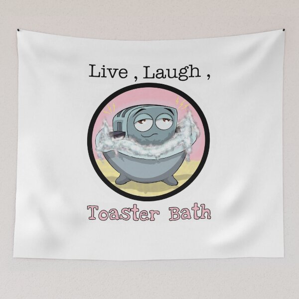 Item preview, Live, laugh, toaster bath designed and sold by B1A-Store.